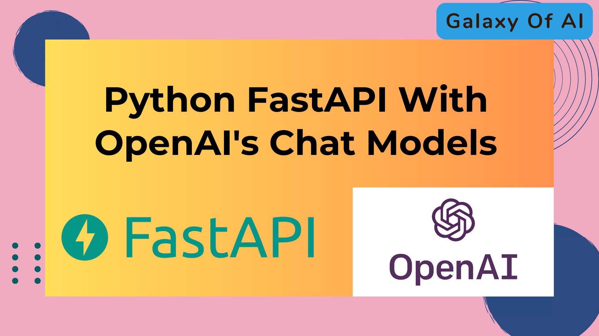 This post discusses how we create Python FastAPI With OpenAI's Chat Models. Here, we will explore how to combine the flexibility and efficiency of Python FastAPI with the immense capabilities of OpenAI's chat models.