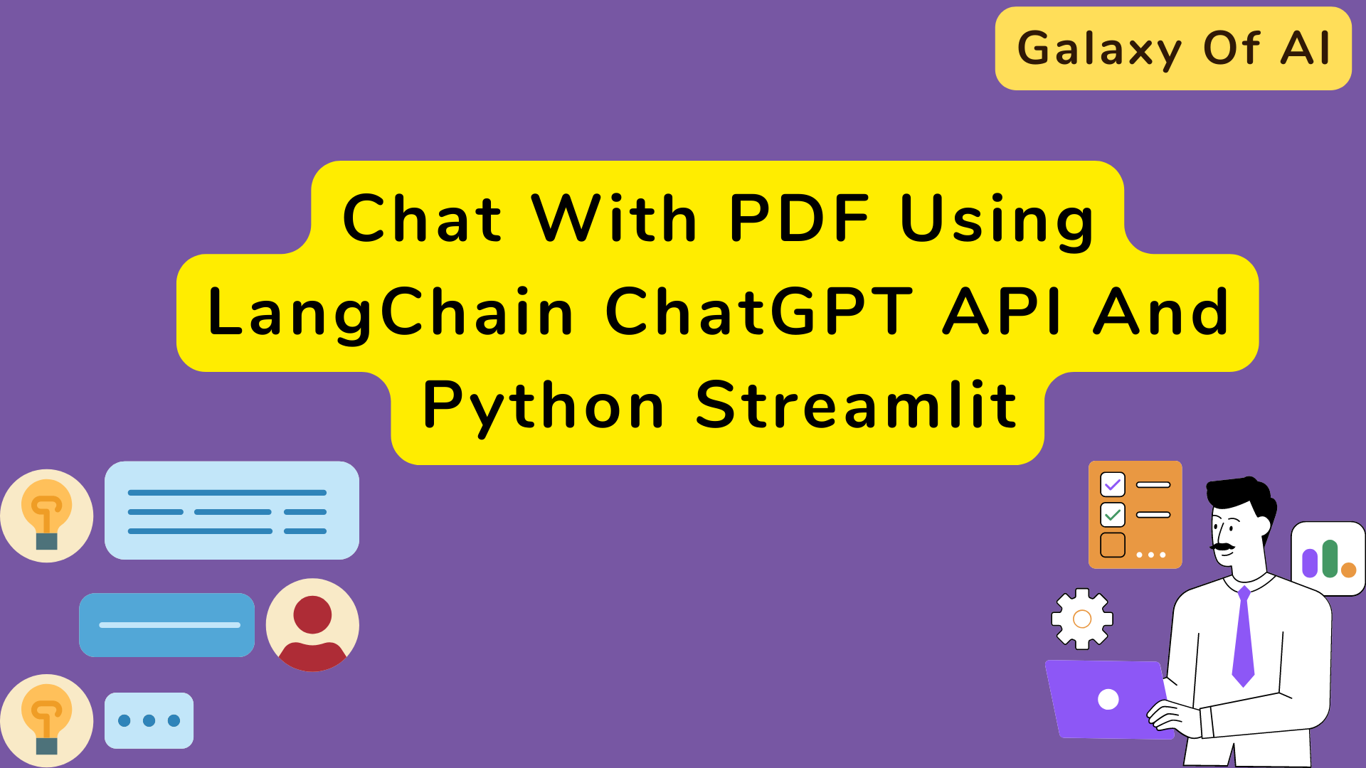 Chat With PDF Using LangChain ChatGPT API And Python Streamlit