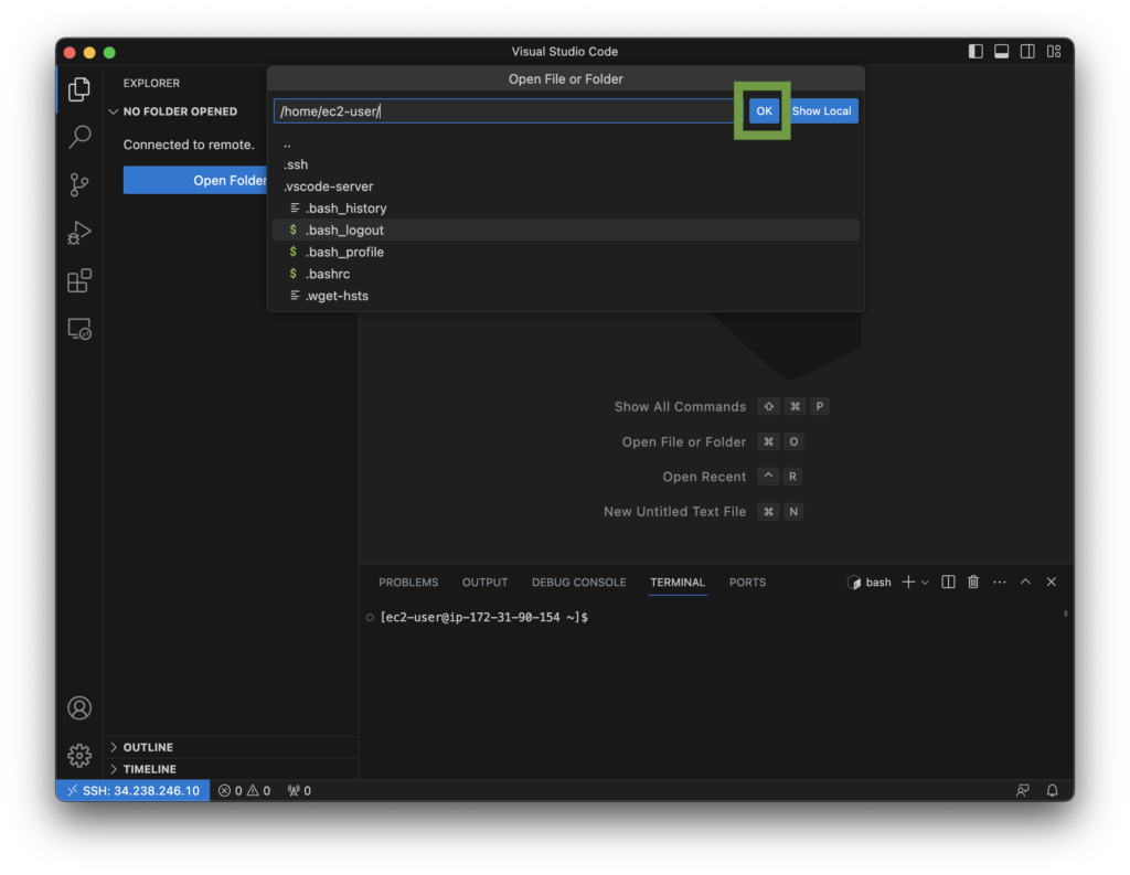 Connect AWS EC2 Instance With VSCode Using SSH And PEM Key