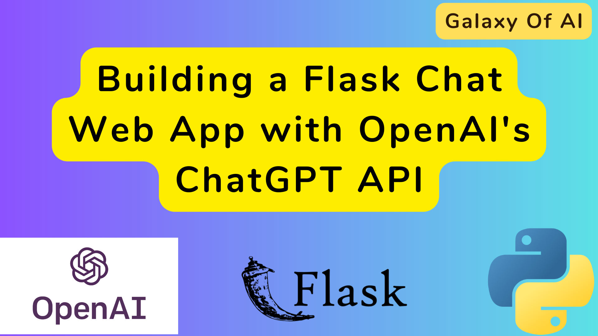 Building a Flask Chat Web App with OpenAI's ChatGPT API