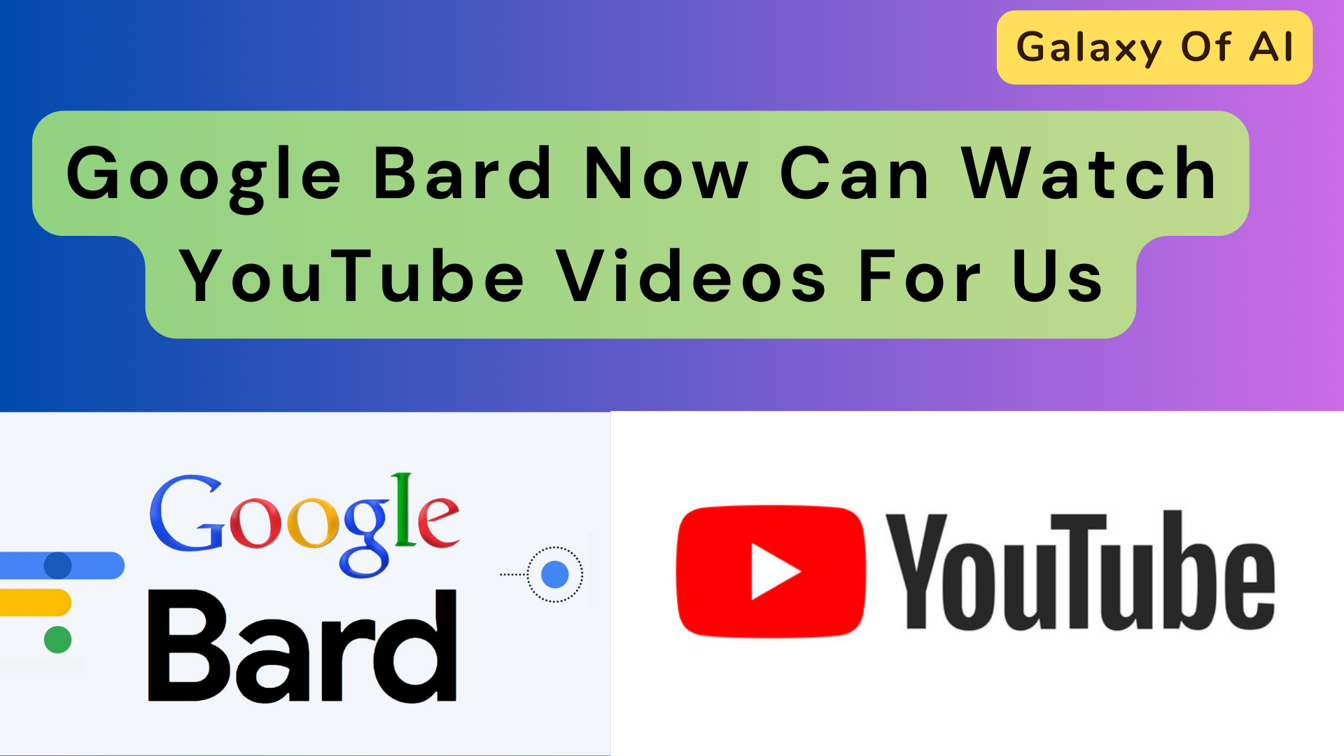 Google Bard Now Can Watch YouTube Videos For Us
